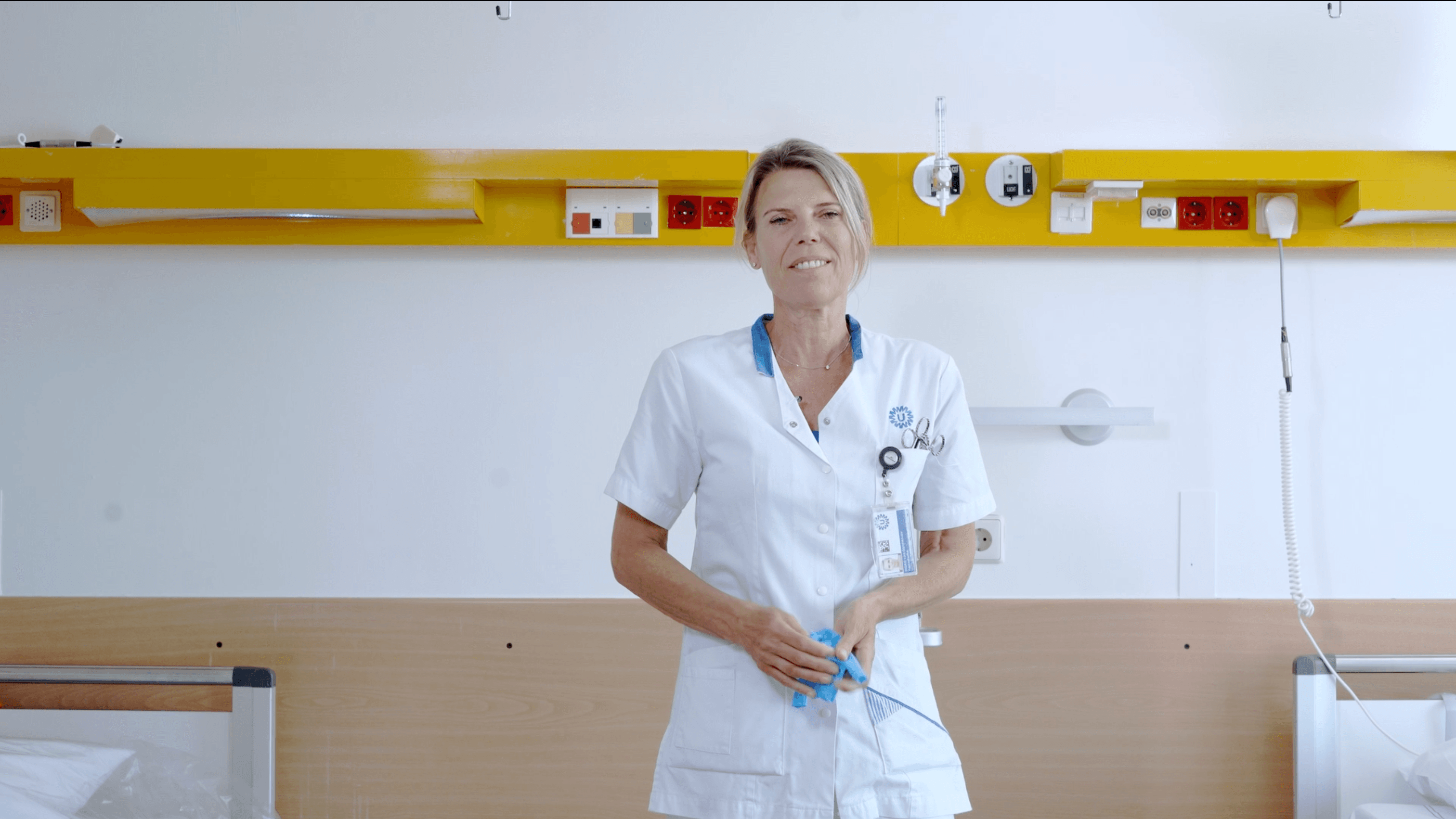 Ingrid in het ziekenhuis